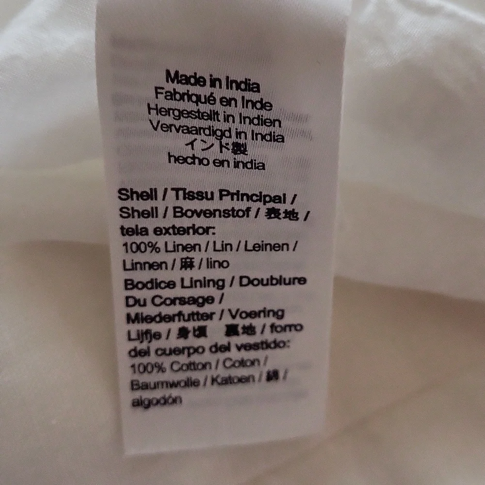 J. Crew Women's White Linen Maxi Skirt XL - Picture 4 of 5